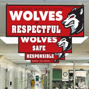Ceiling Signs Varsity