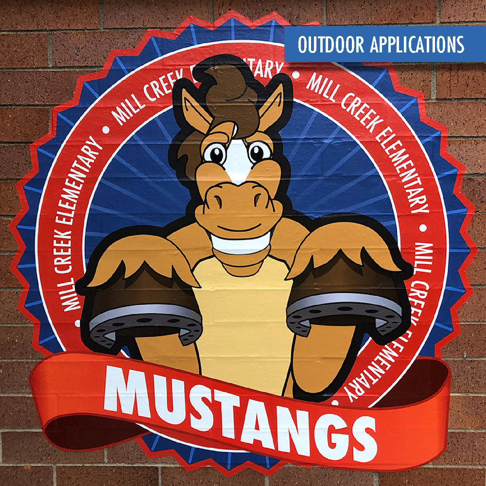 Logo Sticker Outdoor Walls