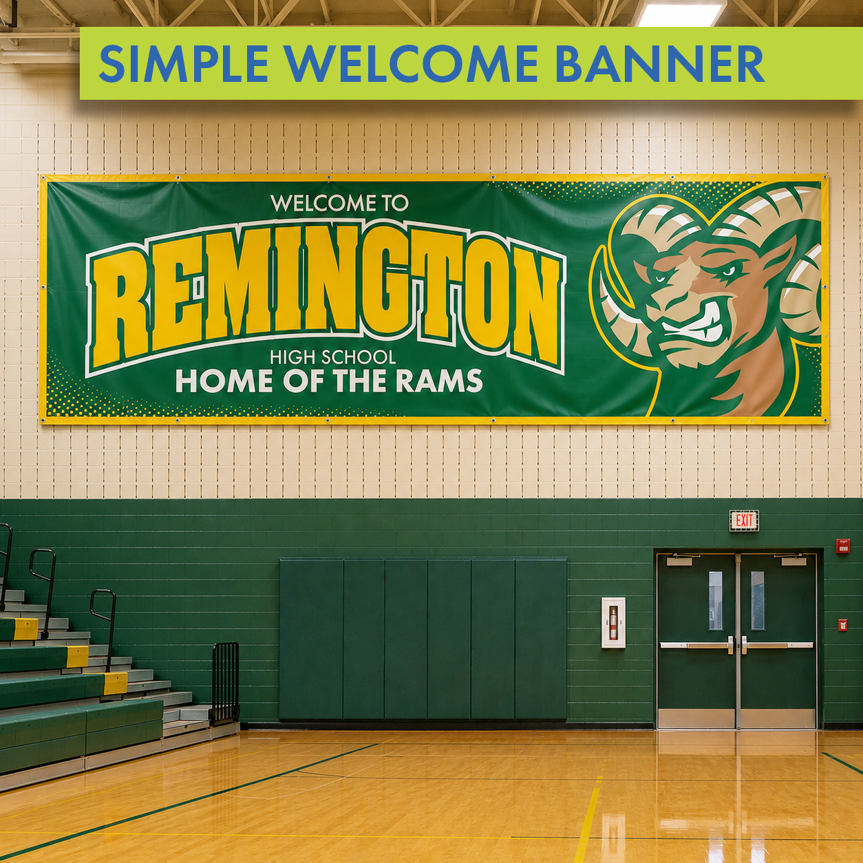Simple Welcome Banner