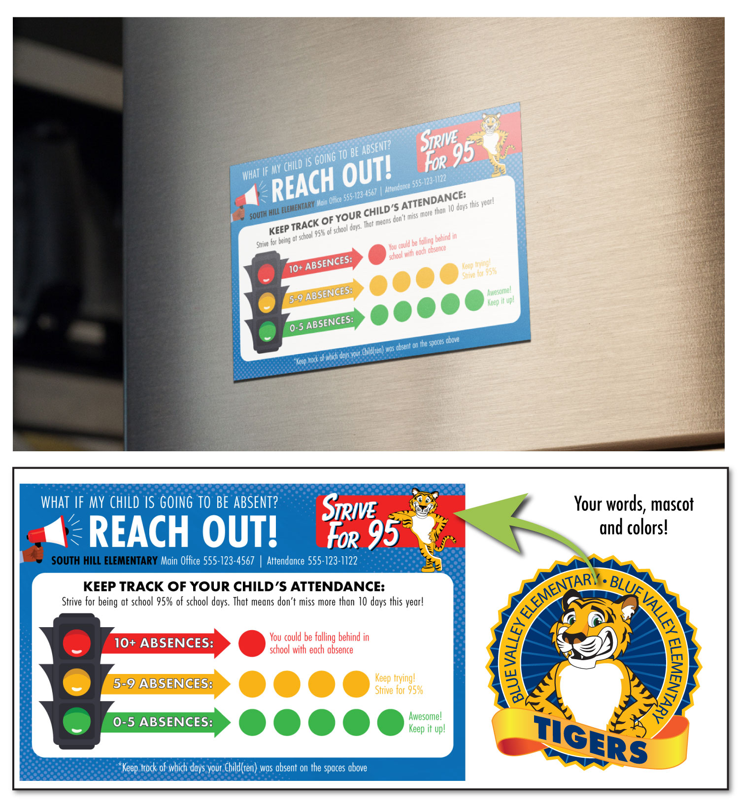 Mascot Message Magnets - Image 2