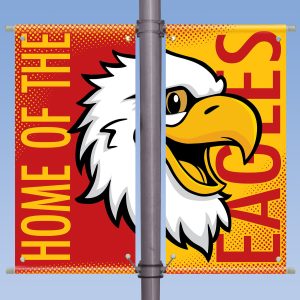 Pole Banner Eagles